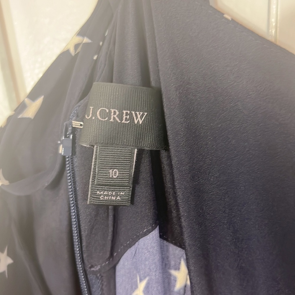 J. Crew wide leg navy jumpsuit - Picture 7 of 11